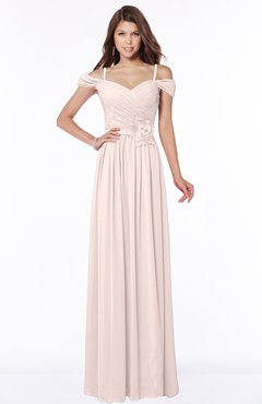 ColsBM Kate Silver Peony Luxury V-neck Short Sleeve Zip up Chiffon Bridesmaid Dresses