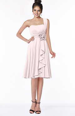ColsBM Phoebe Angel Wing Glamorous Bateau Sleeveless Zip up Chiffon Knee Length Bridesmaid Dresses