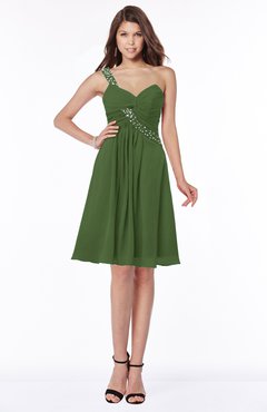 ColsBM Angeline Garden Green Gorgeous A-line Half Backless Chiffon Beaded Bridesmaid Dresses