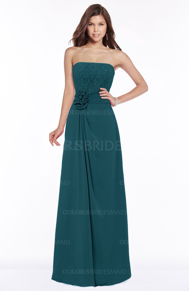 ColsBM Ella  Blue  Green Bridesmaid  Dresses  ColorsBridesmaid