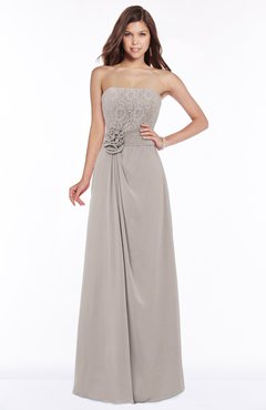 ColsBM Ella Fawn Gorgeous A-line Sleeveless Chiffon Floor Length Flower Bridesmaid Dresses