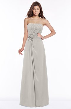 ColsBM Ella Hushed Violet Gorgeous A-line Sleeveless Chiffon Floor Length Flower Bridesmaid Dresses