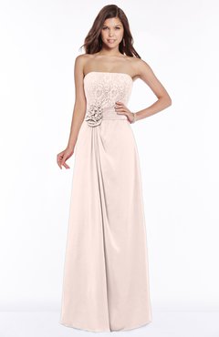 ColsBM Ella Silver Peony Gorgeous A-line Sleeveless Chiffon Floor Length Flower Bridesmaid Dresses