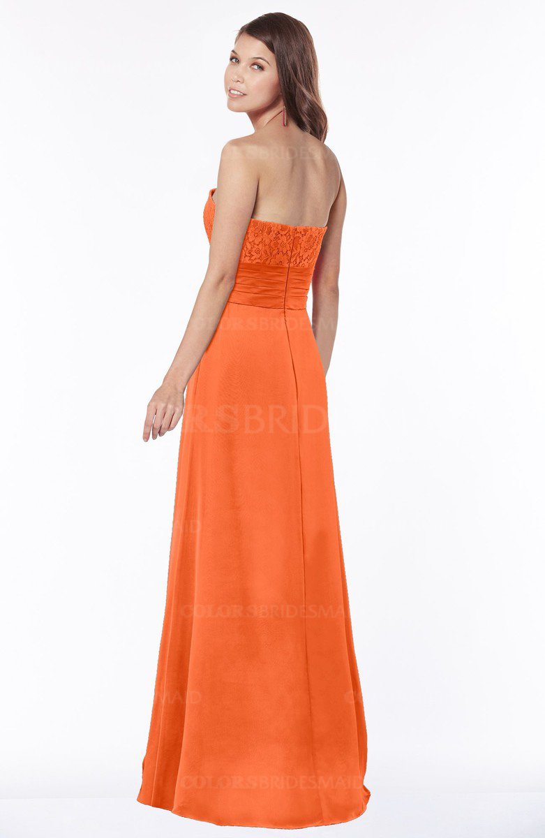ColsBM Ella Tangerine Bridesmaid Dresses ColorsBridesmaid