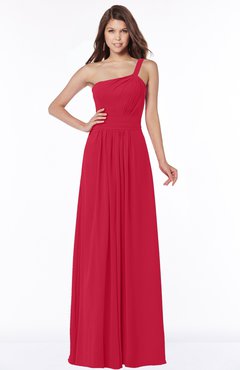 ColsBM Laverne Lollipop Modest A-line Half Backless Chiffon Floor Length Ruching Bridesmaid Dresses