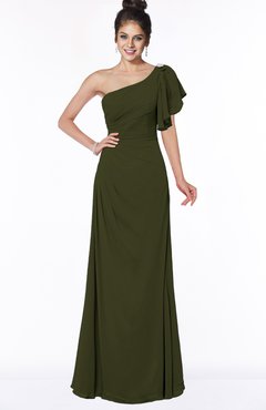 ColsBM Naomi Beech Glamorous A-line Short Sleeve Half Backless Chiffon Floor Length Bridesmaid Dresses