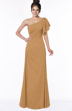 ColsBM Naomi Doe Glamorous A-line Short Sleeve Half Backless Chiffon Floor Length Bridesmaid Dresses
