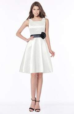 ColsBM Charli Ivory Elegant A-line Wide Square Zip up Sash Bridesmaid Dresses