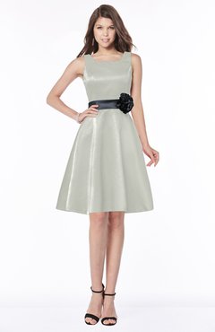 ColsBM Charli Platinum Elegant A-line Wide Square Zip up Sash Bridesmaid Dresses