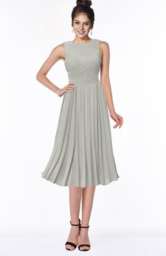 ColsBM Aileen Platinum Gorgeous A-line Sleeveless Chiffon Pick up Bridesmaid Dresses