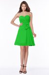 ColsBM Lindsay Classic Green Glamorous A-line Sweetheart Sleeveless Chiffon Flower Bridesmaid Dresses