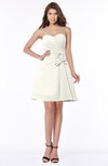 ColsBM Lindsay Cream Glamorous A-line Sweetheart Sleeveless Chiffon Flower Bridesmaid Dresses