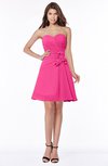ColsBM Lindsay Fandango Pink Glamorous A-line Sweetheart Sleeveless Chiffon Flower Bridesmaid Dresses