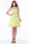 ColsBM Lindsay Lime Green Glamorous A-line Sweetheart Sleeveless Chiffon Flower Bridesmaid Dresses