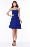 ColsBM Lindsay Nautical Blue Glamorous A-line Sweetheart Sleeveless Chiffon Flower Bridesmaid Dresses