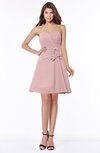 ColsBM Lindsay Silver Pink Glamorous A-line Sweetheart Sleeveless Chiffon Flower Bridesmaid Dresses