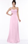 ColsBM Keira Baby Pink Medieval A-line Spaghetti Sleeveless Floor Length Bridesmaid Dresses
