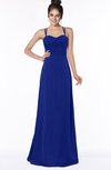 ColsBM Keira Electric Blue Medieval A-line Spaghetti Sleeveless Floor Length Bridesmaid Dresses