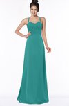 ColsBM Keira Emerald Green Medieval A-line Spaghetti Sleeveless Floor Length Bridesmaid Dresses