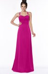 ColsBM Keira Hot Pink Medieval A-line Spaghetti Sleeveless Floor Length Bridesmaid Dresses