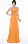 ColsBM Keira Orange Medieval A-line Spaghetti Sleeveless Floor Length Bridesmaid Dresses
