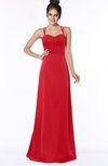 ColsBM Keira Red Medieval A-line Spaghetti Sleeveless Floor Length Bridesmaid Dresses