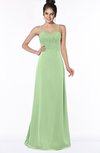 ColsBM Keira Sage Green Medieval A-line Spaghetti Sleeveless Floor Length Bridesmaid Dresses