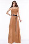 ColsBM Jazlynn Pheasant Luxury A-line Bateau Zip up Satin Floor Length Bridesmaid Dresses