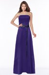 ColsBM Jazlynn Royal Purple Luxury A-line Bateau Zip up Satin Floor Length Bridesmaid Dresses