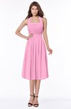 ColsBM Montana Pink Luxury A-line Sleeveless Chiffon Pleated Bridesmaid Dresses