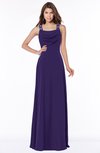 ColsBM Thea Royal Purple Elegant Wide Square Sleeveless Half Backless Chiffon Beaded Bridesmaid Dresses