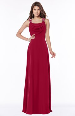 ColsBM Thea Scooter Elegant Wide Square Sleeveless Half Backless Chiffon Beaded Bridesmaid Dresses