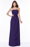 ColsBM Aimee Royal Purple Antique Bateau Half Backless Chiffon Floor Length Bridesmaid Dresses