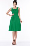 ColsBM Lainey Jelly Bean Gorgeous A-line Wide Square Sleeveless Chiffon Knee Length Bridesmaid Dresses