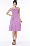ColsBM Lainey Orchid Gorgeous A-line Wide Square Sleeveless Chiffon Knee Length Bridesmaid Dresses