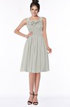 ColsBM Lainey Platinum Gorgeous A-line Wide Square Sleeveless Chiffon Knee Length Bridesmaid Dresses