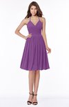 ColsBM Raine Dahlia Traditional Halter Sleeveless Chiffon Knee Length Bridesmaid Dresses