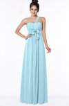 ColsBM Kaylin Aqua Gorgeous A-line One Shoulder Sleeveless Floor Length Bridesmaid Dresses