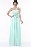 ColsBM Kaylin Blue Glass Gorgeous A-line One Shoulder Sleeveless Floor Length Bridesmaid Dresses