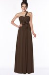 ColsBM Kaylin Copper Gorgeous A-line One Shoulder Sleeveless Floor Length Bridesmaid Dresses