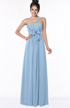 ColsBM Kaylin Dusty Blue Gorgeous A-line One Shoulder Sleeveless Floor Length Bridesmaid Dresses