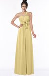 ColsBM Kaylin Gold Gorgeous A-line One Shoulder Sleeveless Floor Length Bridesmaid Dresses