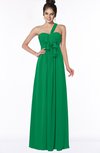 ColsBM Kaylin Green Gorgeous A-line One Shoulder Sleeveless Floor Length Bridesmaid Dresses