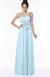 ColsBM Kaylin Ice Blue Gorgeous A-line One Shoulder Sleeveless Floor Length Bridesmaid Dresses