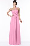 ColsBM Kaylin Pink Gorgeous A-line One Shoulder Sleeveless Floor Length Bridesmaid Dresses