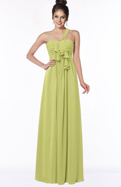 ColsBM Kaylin Pistachio Gorgeous A-line One Shoulder Sleeveless Floor Length Bridesmaid Dresses