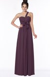 ColsBM Kaylin Plum Gorgeous A-line One Shoulder Sleeveless Floor Length Bridesmaid Dresses