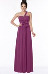 ColsBM Kaylin Raspberry Gorgeous A-line One Shoulder Sleeveless Floor Length Bridesmaid Dresses