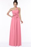 ColsBM Kaylin Watermelon Gorgeous A-line One Shoulder Sleeveless Floor Length Bridesmaid Dresses