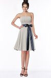 ColsBM Amiya Ashes Of Roses Glamorous A-line Sleeveless Zip up Chiffon Knee Length Bridesmaid Dresses